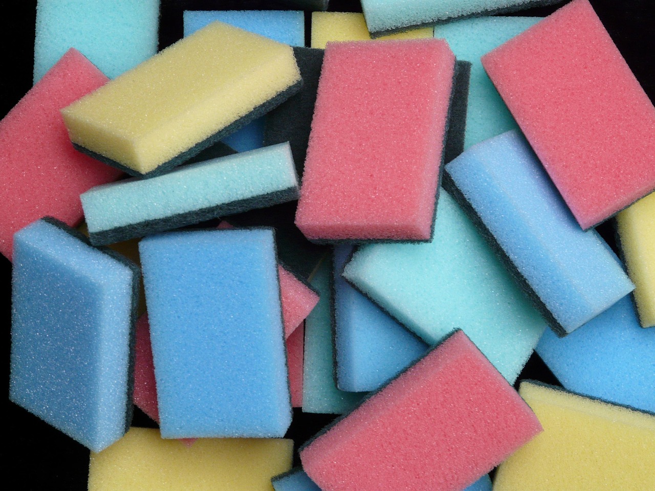 services-02 sponge, sponges, clean, multicoloured, lots, variety, new, to clean, template, runaway, art, numerous, collection, services, to dye, cutout, scrub